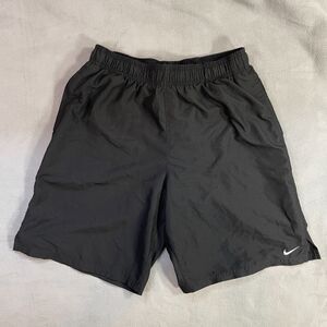 Nike Shorts Mens Size Medium Black Performance Athletic Preowned